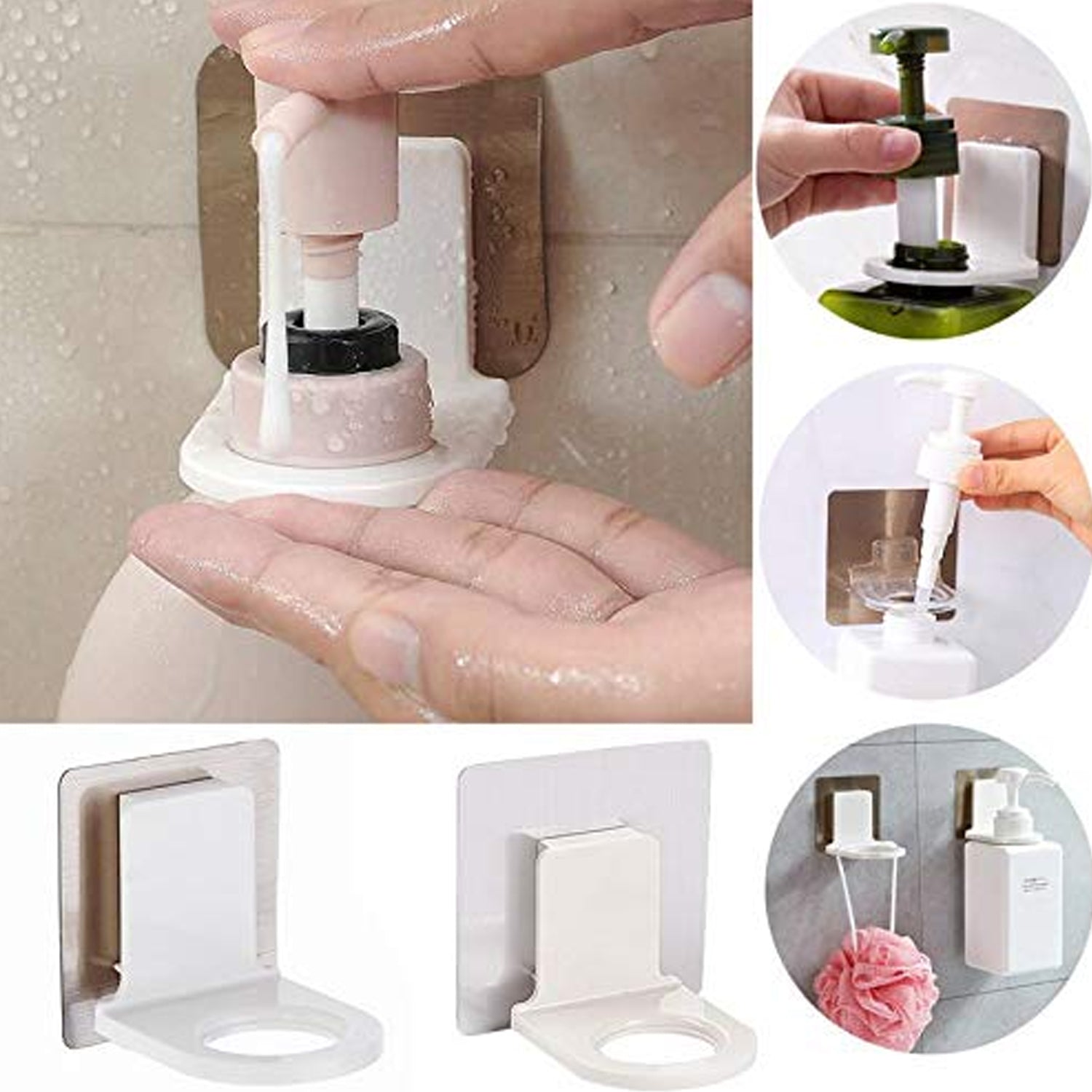 1158 Wall Mounted Self Sticky Hooks for Body Wash Shampoo Bottle Wall Storage Strong Adhesive Hook Power Plug Socket Hanger Holder Multi Color (1pc) DeoDap 1158 Wall Mounted Self Sticky Hooks for Body Wash Shampoo Bottle Wall Storage Strong Adhesive Hook Power Plug Socket Hanger Holder Multi Color (1pc) DeoDap